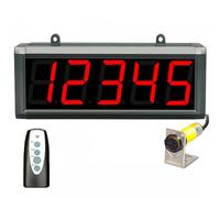 Digital counter Infrared with Remote Control, 70cm Sensing Distance, Shockproof & Anti-Interference, Ideal for Conveyor Belts & Production Lines