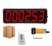 Digital counter Large Screen Production Line Counter with Power-off Memory, Counts Up to 999999, Sensor Range 10-70cm for Factory and Workshop Efficiency