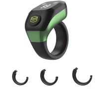 Digital Counter Ring, for smart for zikr Tasbih Counter, Electronic Reminder for Daily Prayers, Rechargeable Finger Tally Tool(Green)