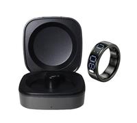 Digital Counter Rings Wearable with Touch Display, Wellness Data Sync, Charging Case for Prayer Fitness Adults Touch Counting Wearable Wellness Data App Sync Digital Display Prayer Counter