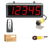 Digital Counter with 5-Digit Display and Automatic Sensing for Conveyor or Visitor Applications