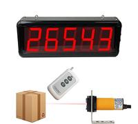 Digital Counter with Infrared Sensor, 99999 Count Memory, 5M Range, Ideal for Factory and Workshop Production Lines