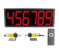 Digital counter with Remote Control, Dual Probe Auto Totalizer, Infrared Sensor for Production Line and Conveyor Belt