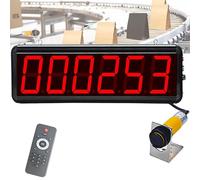 Digital Counter with Remote Control, LED Display, Count Up to 999999 | Automatic Digital Counter with Remote Control, Count Up to 999999, Ideal for Production Line and Event Tracking