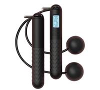 Digital Counting Jump Rope - Cordless Weighted Jump Trainer, Portable Cardio Exercise Equipment | Adjustable Fitness Training Tool for Men and Women, ses