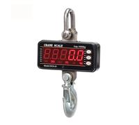 Digital Crane Scale 1000kg/2200lbs, Heavy Duty Hanging Scale with Remote Control & LED Display for High Precision Industrial Weighing(Black,500KG/200G)
