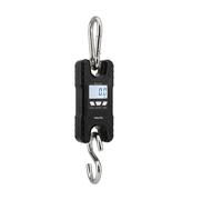 Digital Crane Scale 200kg 300kg 500kg LCD Luggage Scale Heavy Duty Hanging Hook Scales Portable Stainless Steel Easy to Read Data(500kg Black)