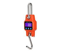 Digital Crane Scale 300Kg/50G Smart Crane Scale Rechargeable Portable Hanging Hook Scales W/ 4.0 BT USB for Industrial Hook Scale(Oranje)