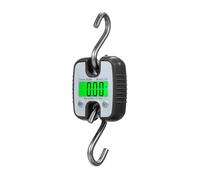 Digital Crane Scale 300kg Hanging Kg/lb/JIN Units High Precision S-Shaped Barb Portable Electronic Hook for Construction, Factory(Black)