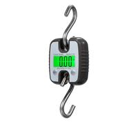 Digital Crane Scale 300kg High Precision Handheld S Shaped Barb Hanging with LCD Display Electronic Portable 3 Units Conversion for Farm Hunting Fishing Luggage