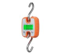 Digital Crane Scale 300kg High Precision Handheld S Shaped Barb Hanging with LCD Display Electronic Portable 3 Units Conversion for Farm Hunting Fishing Luggage