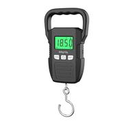 Digital Crane Scale Black 60Kg/10G Digital Hanging Scale Kit Recharged Crane Hook Scales Courier Luggage Home Weighing Balance Tools Set