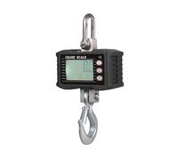 Digital Crane Scale, Digital Hanging Scale 1000kg/ 2204lbs Portable Heavy Duty Crane Scale LCD Backlight Industrial Hook Scales Unit Change/Data Hold(Nero)