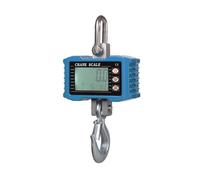 Digital Crane Scale, Digital Hanging Scale 1000Kg/ 2204Lbs Portable Heavy Duty Crane Scale Lcd Backlight Industrial Hook Scales Unit Change/Data Hold,Blu-A