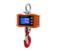 Digital Crane Scale Electronic Crane Scale 1T Industrial Hanging Structure Scale 500kg Scale High-Precision Charging Portable Hanging Structure Scale(Black500KG)