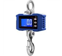 Digital Crane Scale - High Accuracy, LCD Backlight, Unit Change, Data Hold, Tare Function for Industrial Construction and Fishing