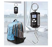 Digital Crane Scale Industrial 200kg/100g Crane Scale Portable Hook Scale Electronic Weighing Balance kg, lb, jin Unit Heavy Duty Hanging Hook Scale(Nero)