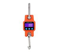 Digital Crane Scale Micro Crane Scale 300kg 50g Heavy Duty Rechargeable Hanging Hook Scales Digital Steel Weight Balance(Oranje)