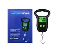 Digital Crane Scale Mini Electronic 50Kg 10g Hanging Scale LCD Digital Scale Fishing Weights Pocket Scale Luggage Scales 200kg/300kg/50KG(Rosso)