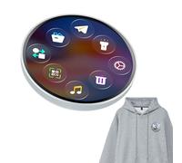 digital | Cute Brooch with 1.85 Inch HD Touch Screen Digital Display | For Backpacks Personal Show Photo Gif Transfer Fans