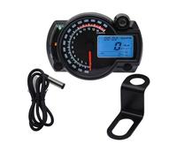 Digital Dashboard Universal Digital Tachometer Motorcycle 7 Colors Dashboard Odometer Meter Instrument Adjustable 299KM/H