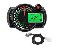 Digital Dashboard Universal Moto Dashboard Digital Motorcycle Odometer Meter Instrument Adjustable 0-299 KM/H 7colors Backlight