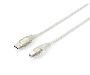 Digital Data e'quip USB2.0 Kabel USB Anschlusskabel A/Stecker - B/Stecker 3.0 m