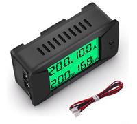 Digital DC Voltage Current Power Energy Meter Tester 0-300V / 0-300A with LCD Display, kWh & kW Measurement, Bypass Design, for Crystal G(300A)