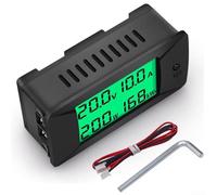 Digital DC Voltage Current Power Energy Meter Tester 0-300V / 0-300A with LCD Display, kWh & kW Measurement, Bypass Design, for Crystal G(50A)