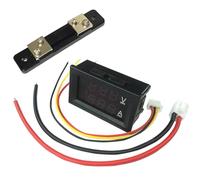 Digital DC Voltmeter And Ammeter - 0-100V/10A LED Display | Monitor Voltage & Current, Battery & Electronics Test, DIY Electrical Tool