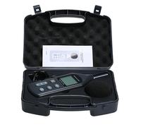 Digital Decibel Meter, Sound Level Meter 30-130 dB (A/C), High Accuracy ±1.5dB Audio Noise Volume Tester with Fast/Slow Time Weighting, Decibel Monitor for Sound Quality Control(Batteries Include)