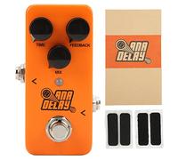 Digital Delay Guitar Effect Monoblock Knob Adjustment Metal Effector Pedal Sound Processor Orange