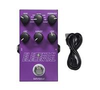 Digital Delay Pedal with 9 Effects Knob Control Guitar Effect Pedal 6.35mm Input Output DC9V Power Supply for Musician