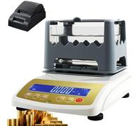 Digital Density Meter With Gold Purity Analyzer 0.01g/cm³ Precise Authenticity Tester For Gold Silver Platinum Lab-Grade Metal Verification(1200k+printer)