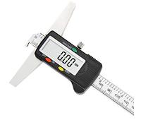 Digital Depth Caliper Electronic Gauge Measuring Tool, 200mm Travel Depth Rule for Precision Measurement in Automotive, Woodworking, and Metalworking