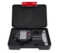 Digital Depth Gauge 0 30mm, Electronic Depth Measurement Tool with USB Port, 0.001mm 0.00005in, Flat Base Alloy Steel Digital Depth Gage for Precision Engineering