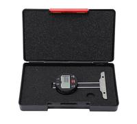 Digital Depth Gauge 0-50.8mm, Electronic Depth Meter with LCD Display, 0.01mm Digital Depth Gage for Precision Measurement, Includes Storage Box and English Manual