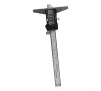 Digital Depth Gauge Electronic Caliper Stainless Steel Depth Rule With Large LCD Screen Anti-Glare Film For Metalworking Inspection And Measurement Tasks