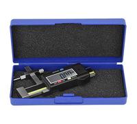 Digital Depth Gauge Gap Step Gauge C1-10P ±10 0.01MM Depth Gage Vernier Caliper Digital Height Gauge for Router Table,3V LR44 Batteries(Not Included)