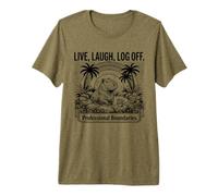 Digital Detox Capybara Cottagecore Hot Spring Premium T-Shirt