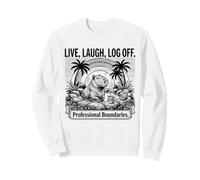 Digital Detox Capybara Cottagecore Hot Spring Sweatshirt