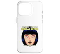 Digital Detox Delete Your Profile (Anti Social Media) Case for iPhone 16 Pro