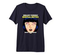 Digital Detox Delete Your Profile (Anti Social Media) Premium T-Shirt