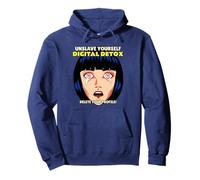 Digital Detox Delete Your Profile (Anti Social Media) Pullover Hoodie