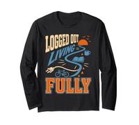 Digital Detox Offline Unplug Reduce Screen Time Gift Long Sleeve T-Shirt