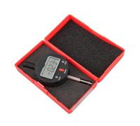 Digital Dial Indicator Electronic Dial Gauge Measuring Tool 0-12.7mm Range 0.01mm Resolution IP54 Accurate Measurement for Workshop Machinery Inspection Aluminum Alloy Black