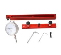 Digital Dial Indicator Table Saw Gauge, Aluminum Alloy Table Saw Gauge with Adjustable Chamfer Notch Lever, Precision 0.001 in Accuracy for Woodworking Shop Machinery