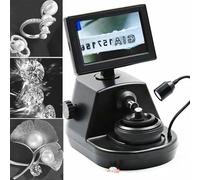 Digital Diamond Girdle Viewer, Diamond Girdle Microscope, with 4.3Inch LCD Screen, Fill Light, Adjustable Light Source, for Jewelry Inspection, Diamond Processing