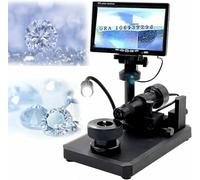 Digital Diamond Girdle Viewer with LED Fill Light, 7In LCD Digital Microscope, 50-1000X Magnification, for Diamond Waist Code Magnifying