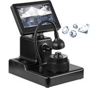 Digital Diamond Inscription Viewer, 4.3" Novice and Expert Diamonds Selector with LED Fill Light, 50-1000X Magnification, Adjustable Focus Range 10-40mm, for Diamond Testing.